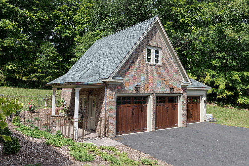Wooded Manor Traditional Garage Bridgeport by Sweeney