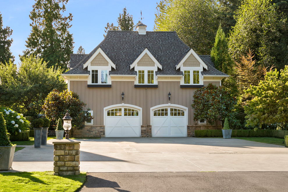 Woodinville Country Estate Traditional Garage Seattle by