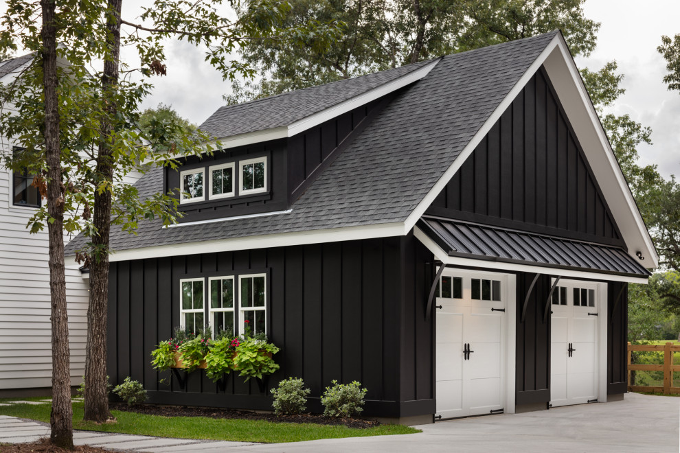 Woodland Farmhouse Garage New Orleans by Watters Architecture