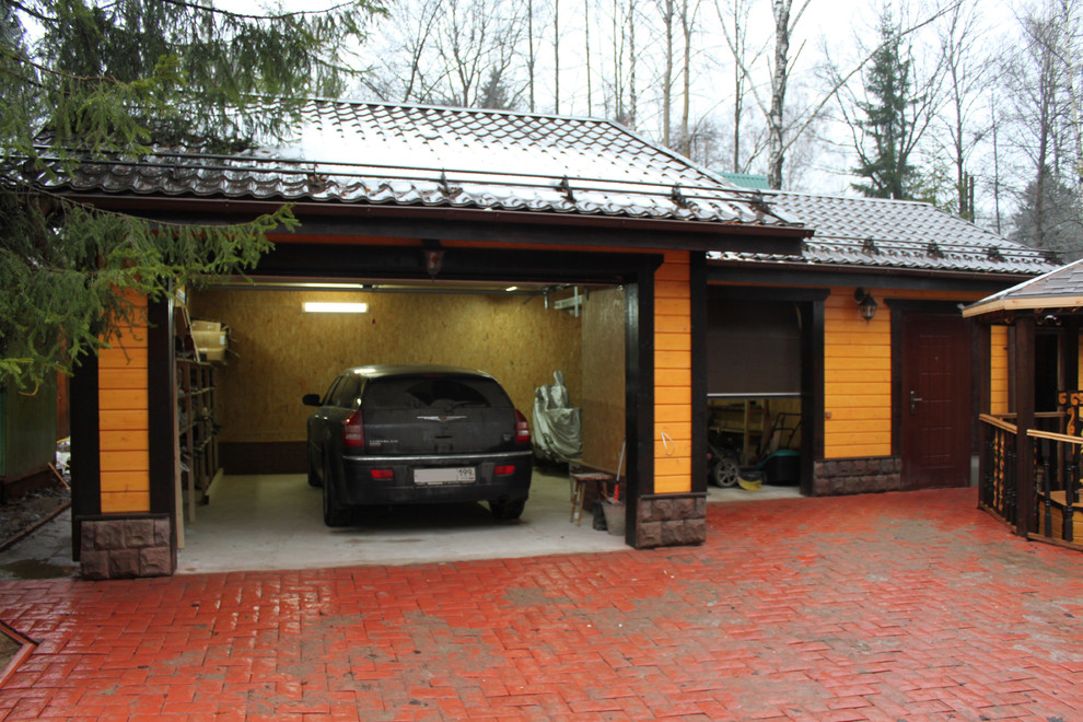 Design ideas for a garage in Moscow.