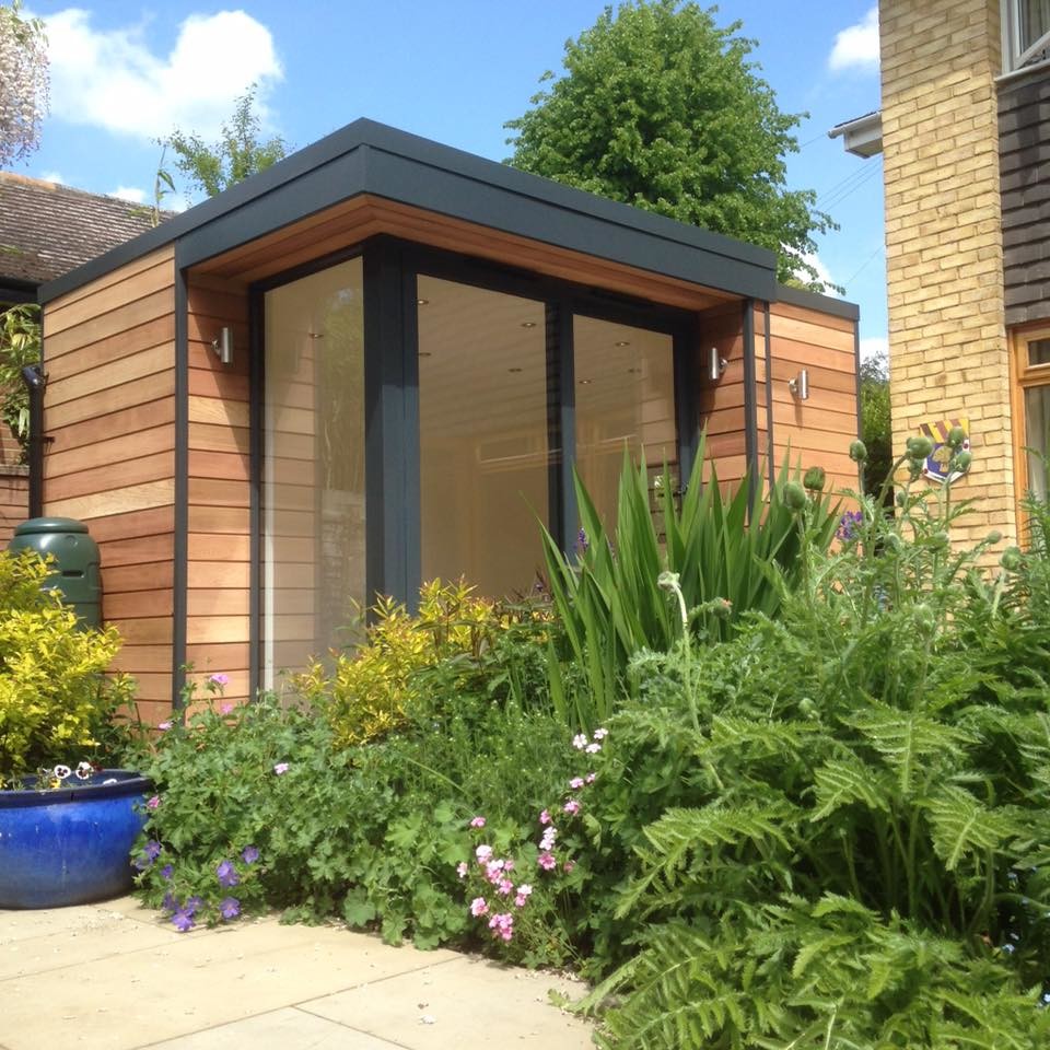 Design ideas for a medium sized contemporary garden shed and building in West Midlands.