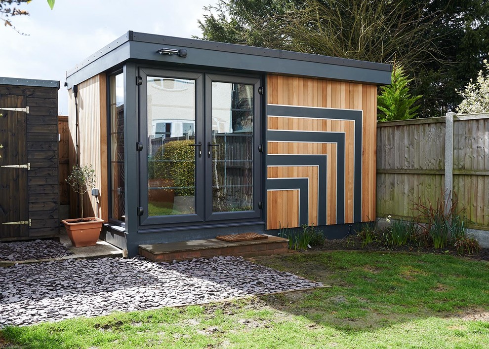 Art Deco Inspired Recording Studio, Chelmsford Modern Shed Essex by The Swift