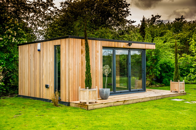 Bespoke Garden Room, Wilmslow, Cheshire - Contemporary - Shed - Cheshire -  by The Swift Organisation Ltd | Houzz
