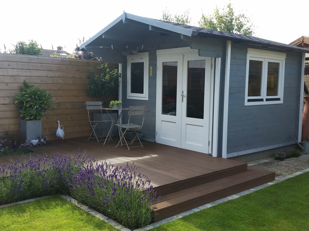 Design ideas for a beach style garden shed and building in Other.