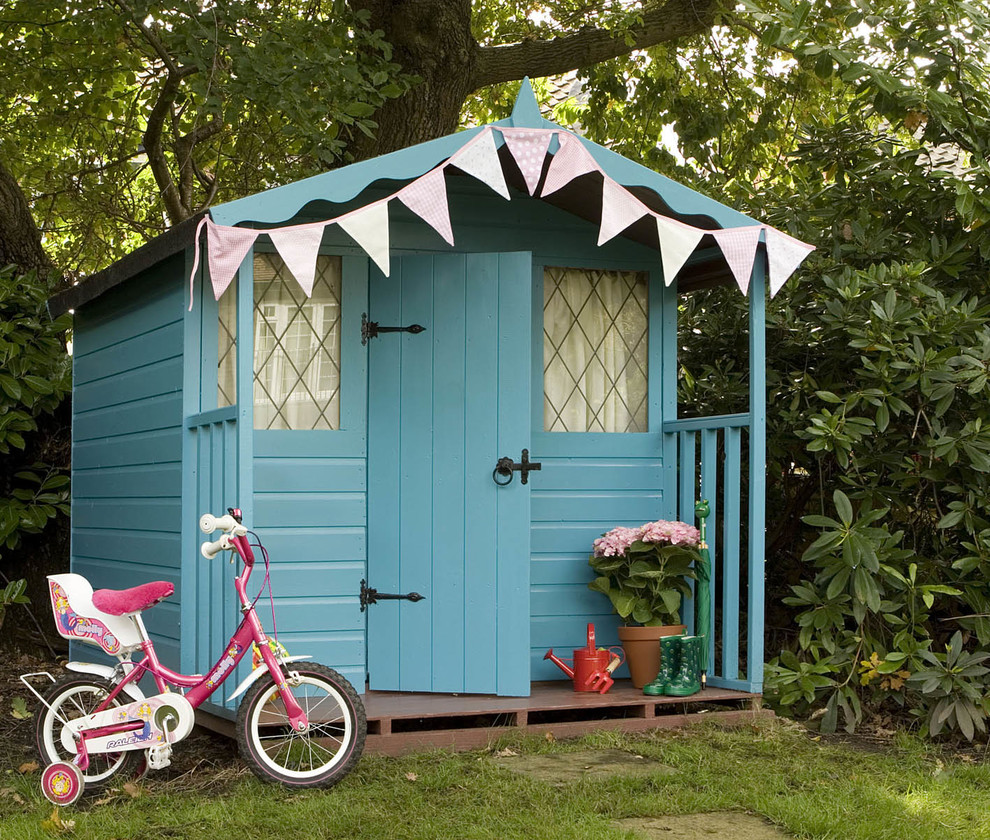 ダブリンにあるカントリー風のおしゃれな物置小屋・庭小屋の写真