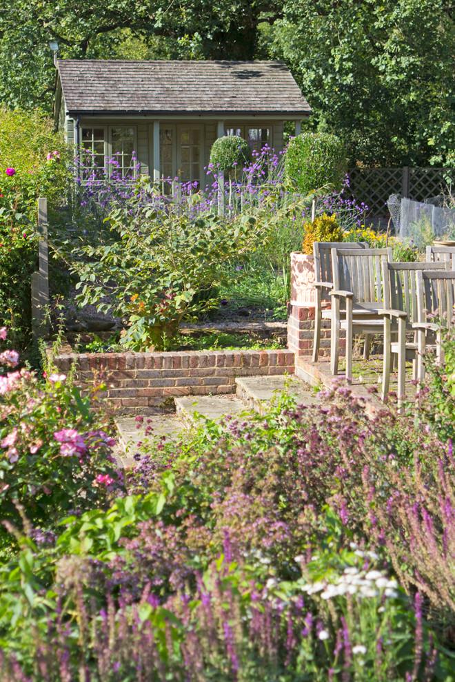 This is an example of a large rural garden in Sussex.