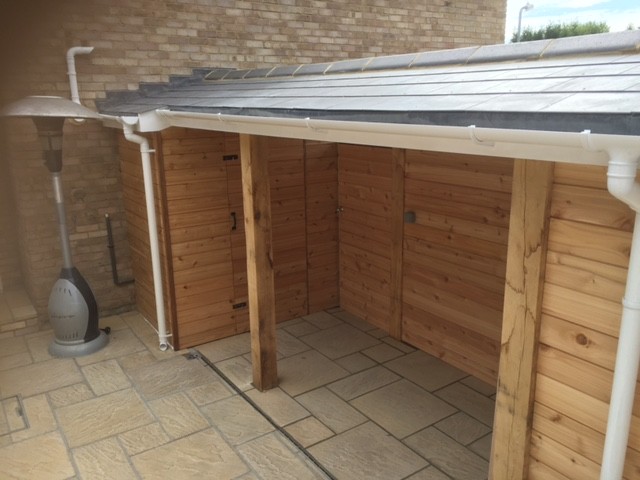 Example of a minimalist shed design in Essex