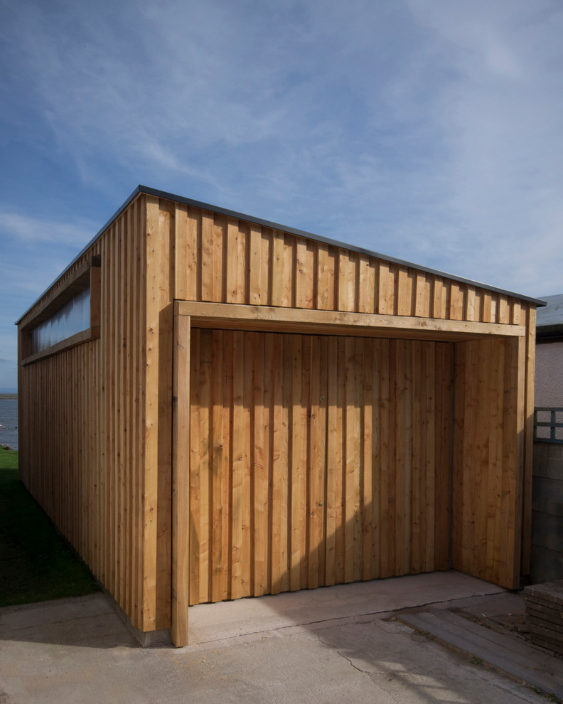 This is an example of a small contemporary detached garden shed in Other.
