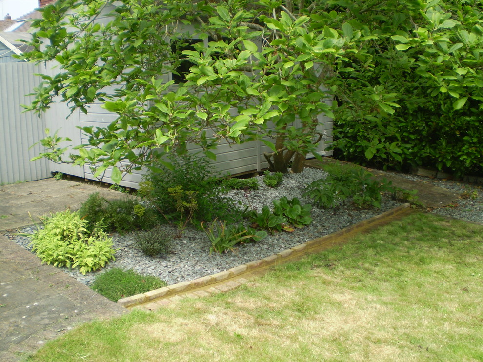 Esempio di un piccolo giardino minimal