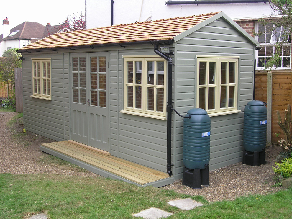 garden office \ storage Shed Dorset by G D timber designs Houzz