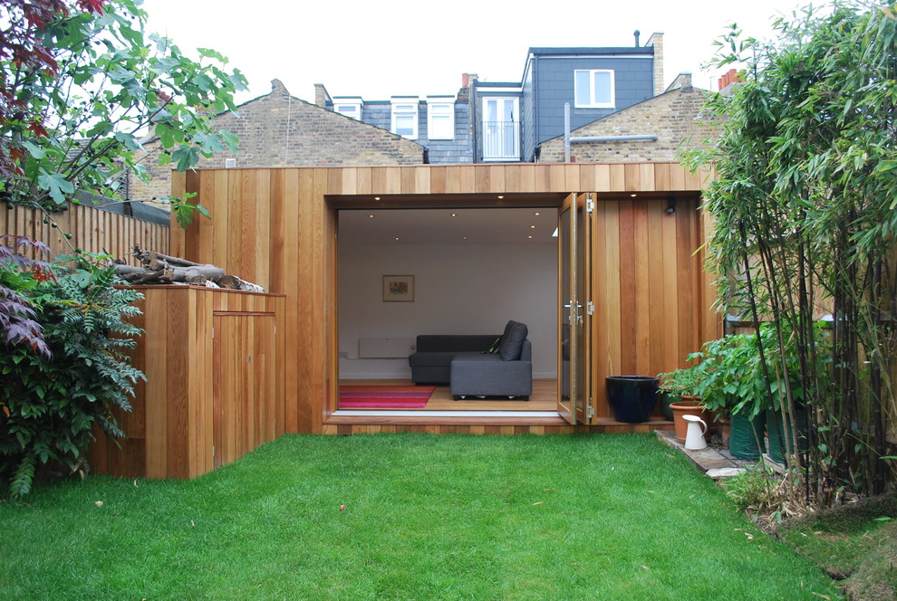 Design ideas for a contemporary garden shed and building in London.