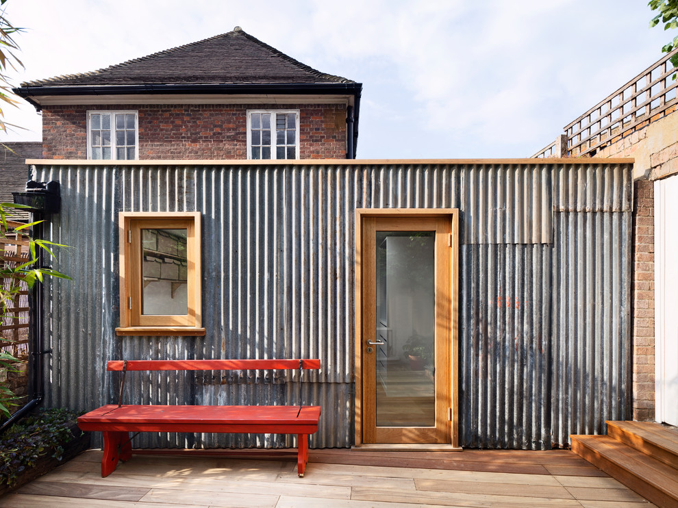 Example of a mid-sized danish detached studio / workshop shed design in London