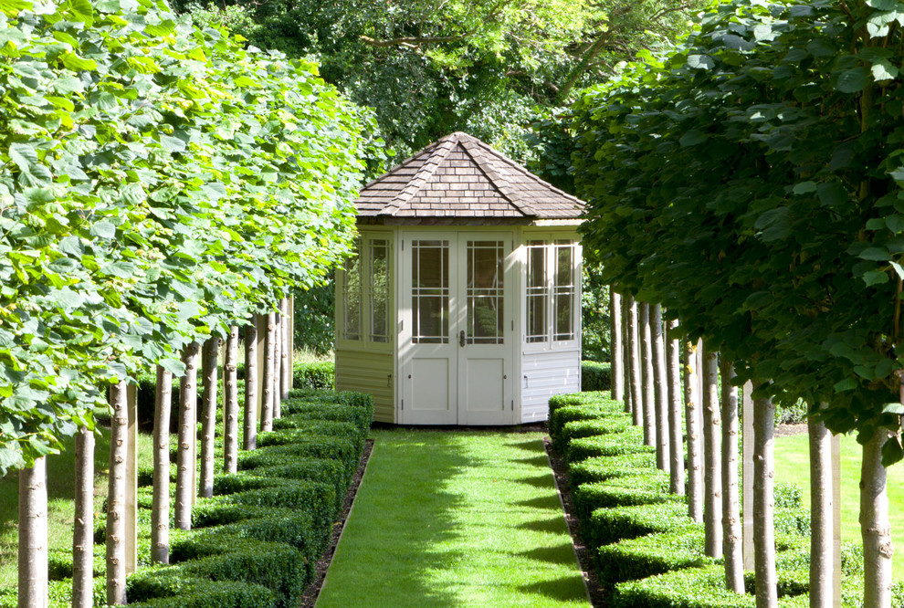 Photo of a traditional garden shed and building in London.