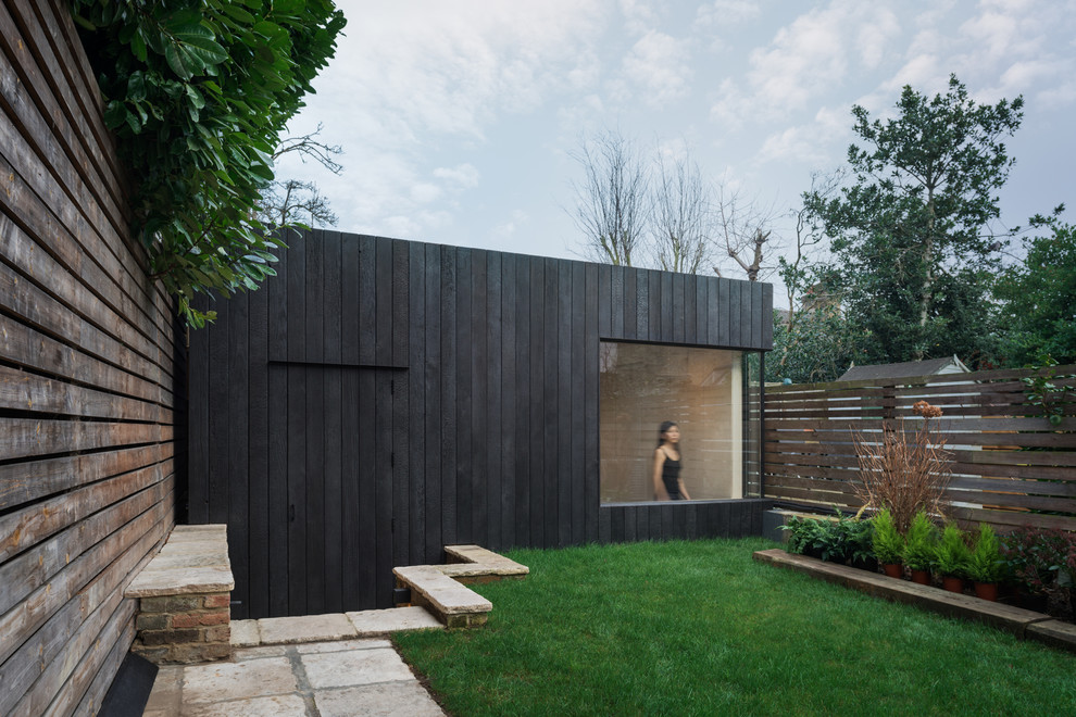 Design ideas for a small modern detached office/studio/workshop in London.