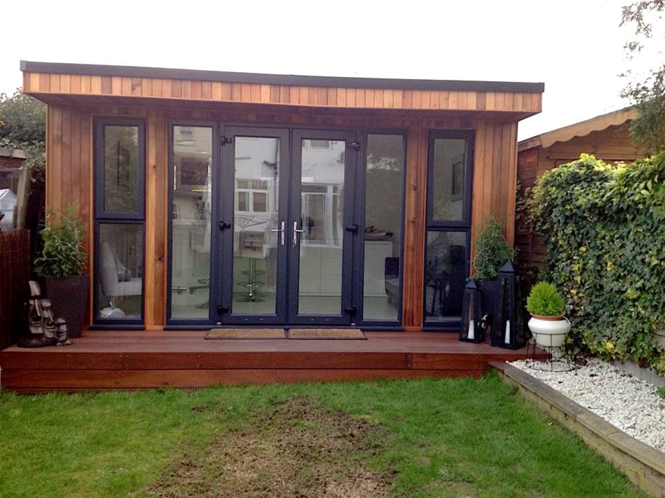 Photo of a contemporary garden shed and building in Essex.