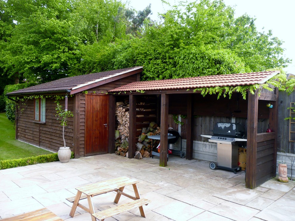 This is an example of a large classic detached garden shed in Essex.