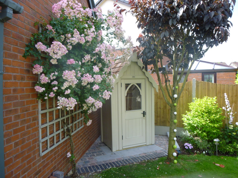 Inspiration for a traditional garden shed.