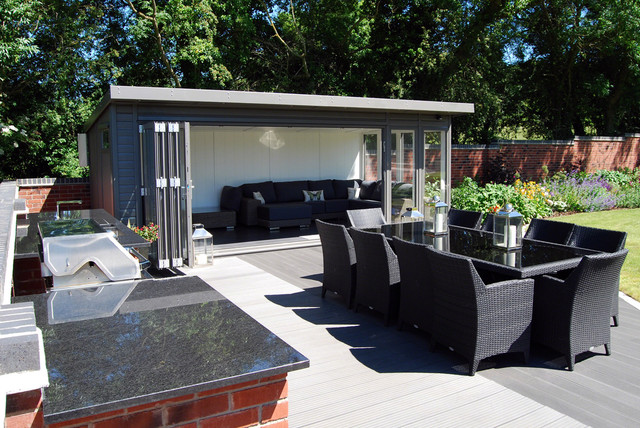 Outdoor Kitchen Modern Gartenhaus, Outdoor Kitchen Garden Design