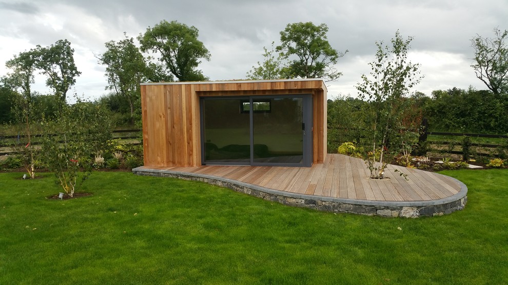 Example of a trendy shed design in Limerick