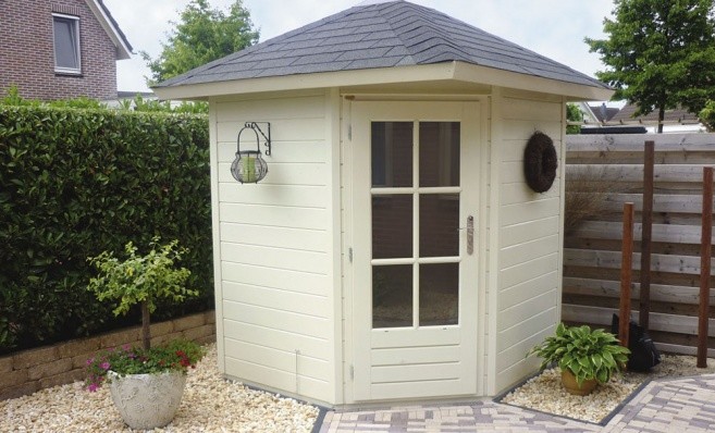 Inspiration for a small contemporary detached garden shed remodel in Wiltshire