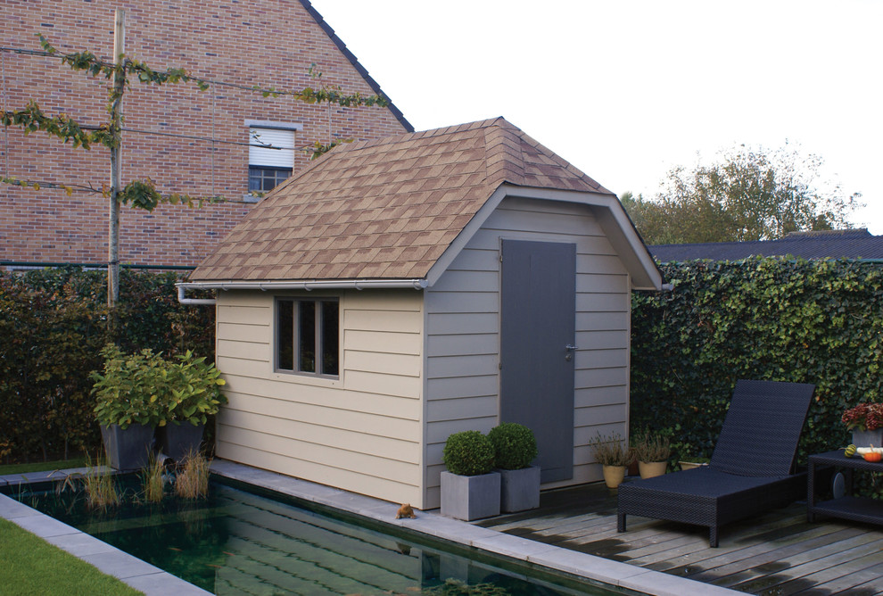 Photo of a small contemporary detached garden shed in Wiltshire.
