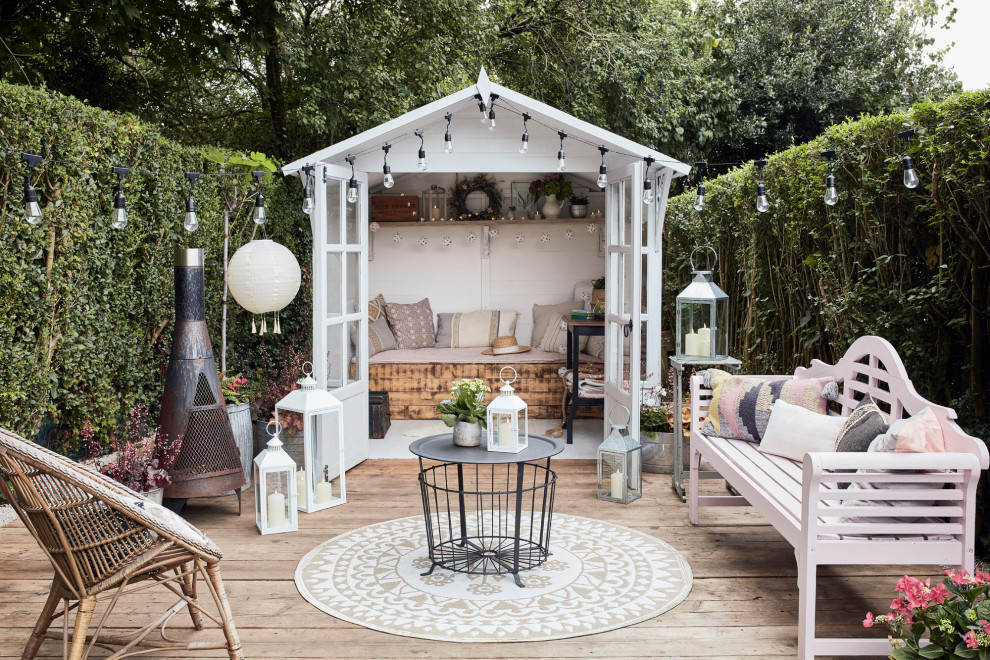 Design ideas for a romantic garden shed and building in Other.