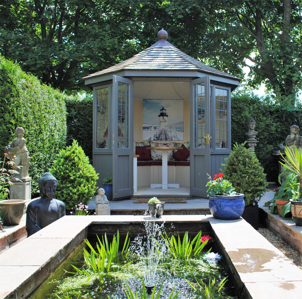 This is an example of a traditional garden shed and building in Other.