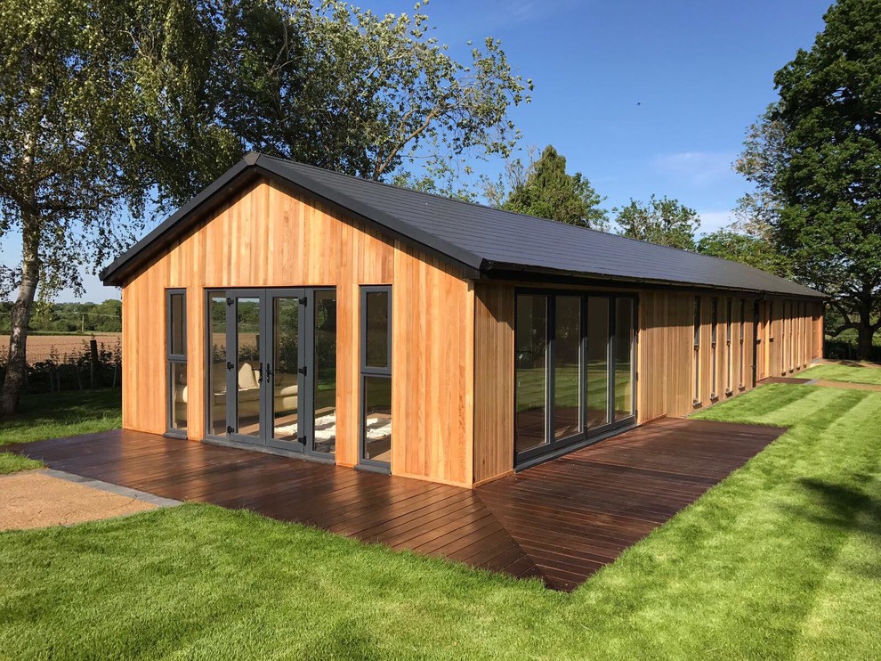 The Big Binfield Build Modern Shed Essex by Hudson Garden Rooms Houzz
