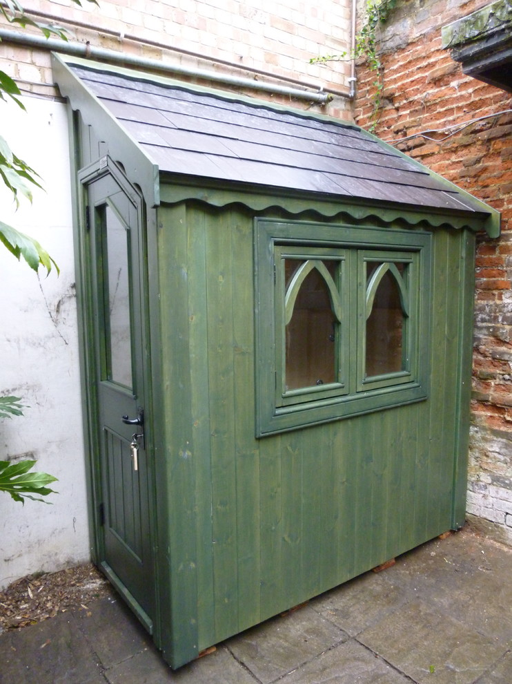 The Half Shed Traditional Shed by The Posh Shed Company Houzz