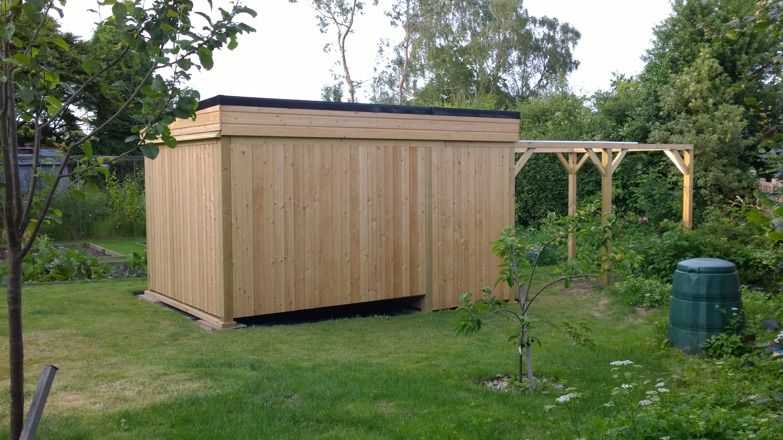 北欧スタイル物置小屋 庭小屋の事例画像 21年9月 Houzz ハウズ