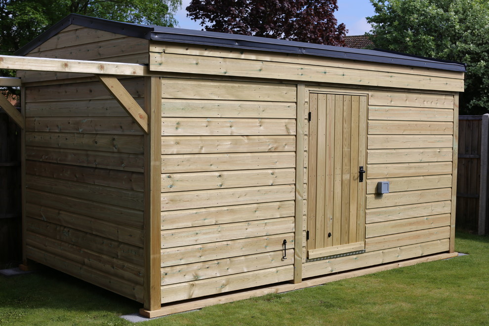 The Hutch Observatory Modern Shed Surrey by Outsideology Houzz