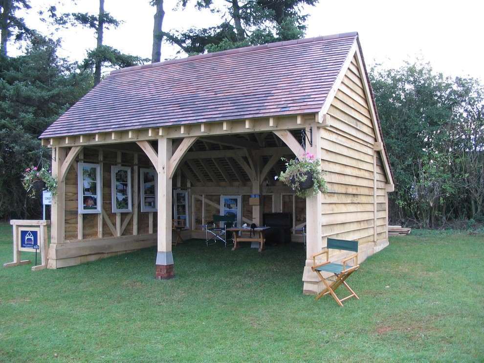 Farmhouse garden shed and building in West Midlands.