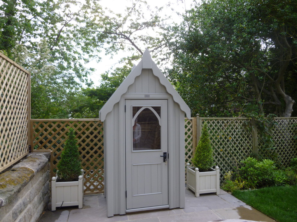 Example of a classic garden shed design