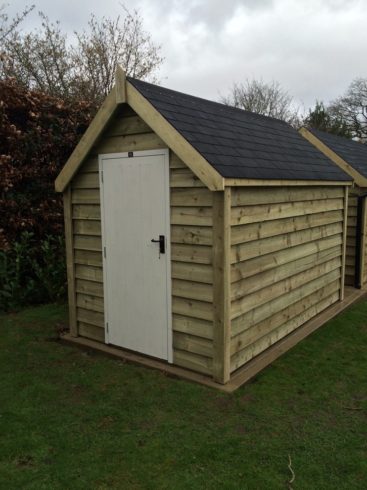 This is an example of a large classic detached garden shed in Buckinghamshire.