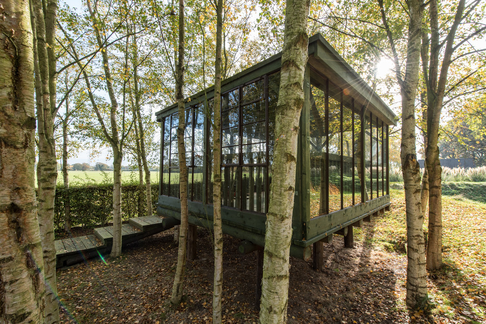 Inspiration for a modern garden shed and building in Other.