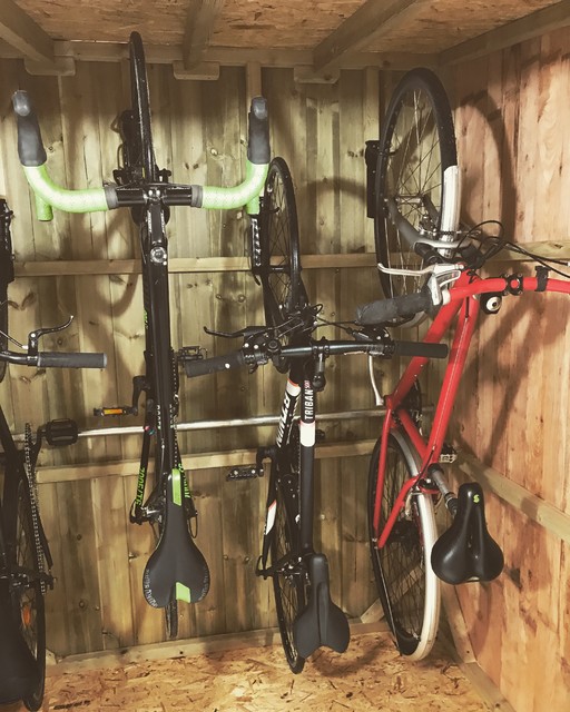 bike storage shed vertical