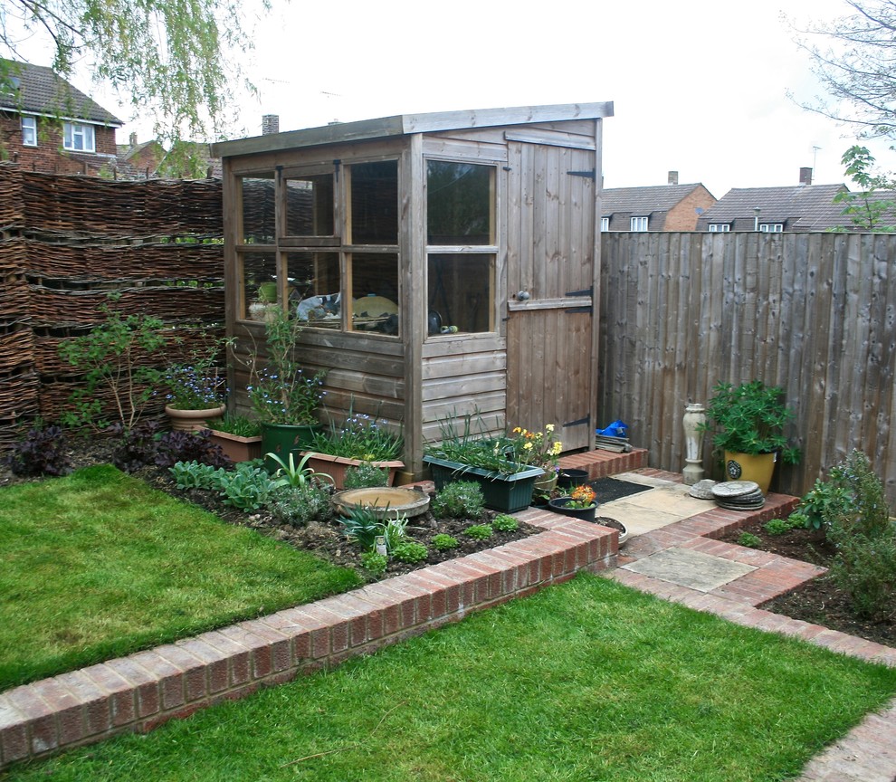 This is an example of a rustic garden shed and building in Hertfordshire.