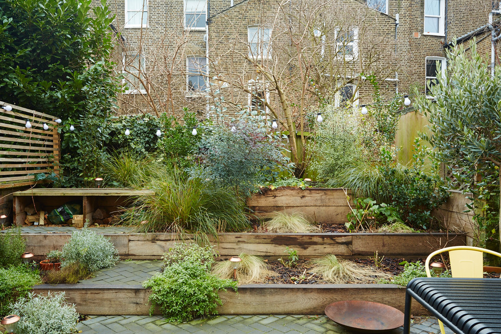 This is an example of an eclectic garden.