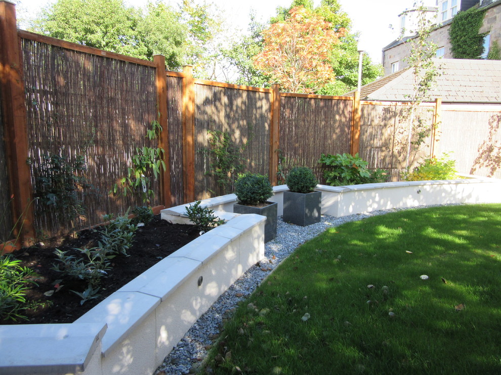 Aberdeen West End Back Garden After planting Contemporary