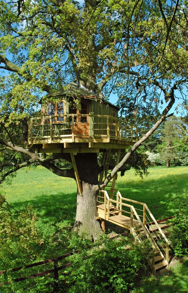 Adult Treehouse Design in Co. Meath Traditional Landscape Other