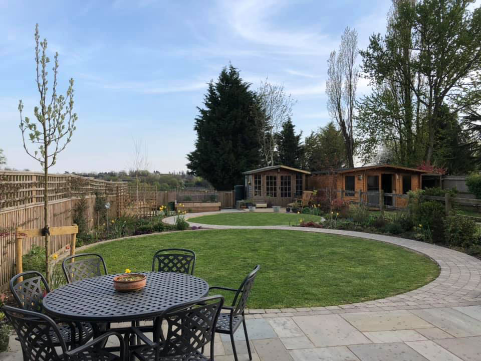 Amersham Barn Garden Farmhouse Landscape Buckinghamshire by