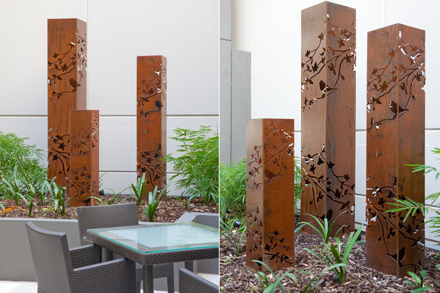 Backyard Garden Sculptures (metal art) - Contemporary - Landscape -  Melbourne - by Entanglements | Houzz