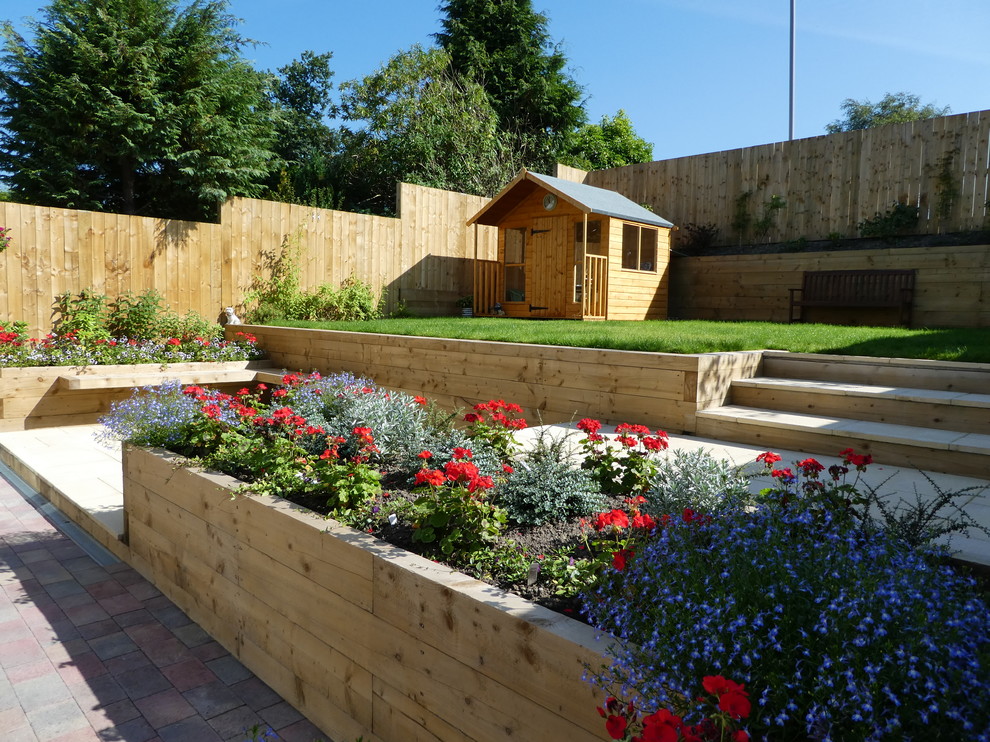 Garden ReDesign Contemporary Landscape Glasgow by M Squared Landscaping