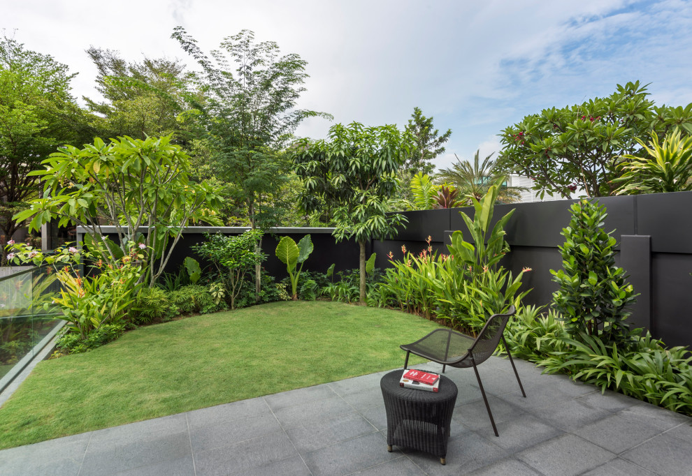 Moderner Garten in Singapur