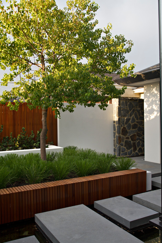 Inspiration for a contemporary landscaping in Perth.