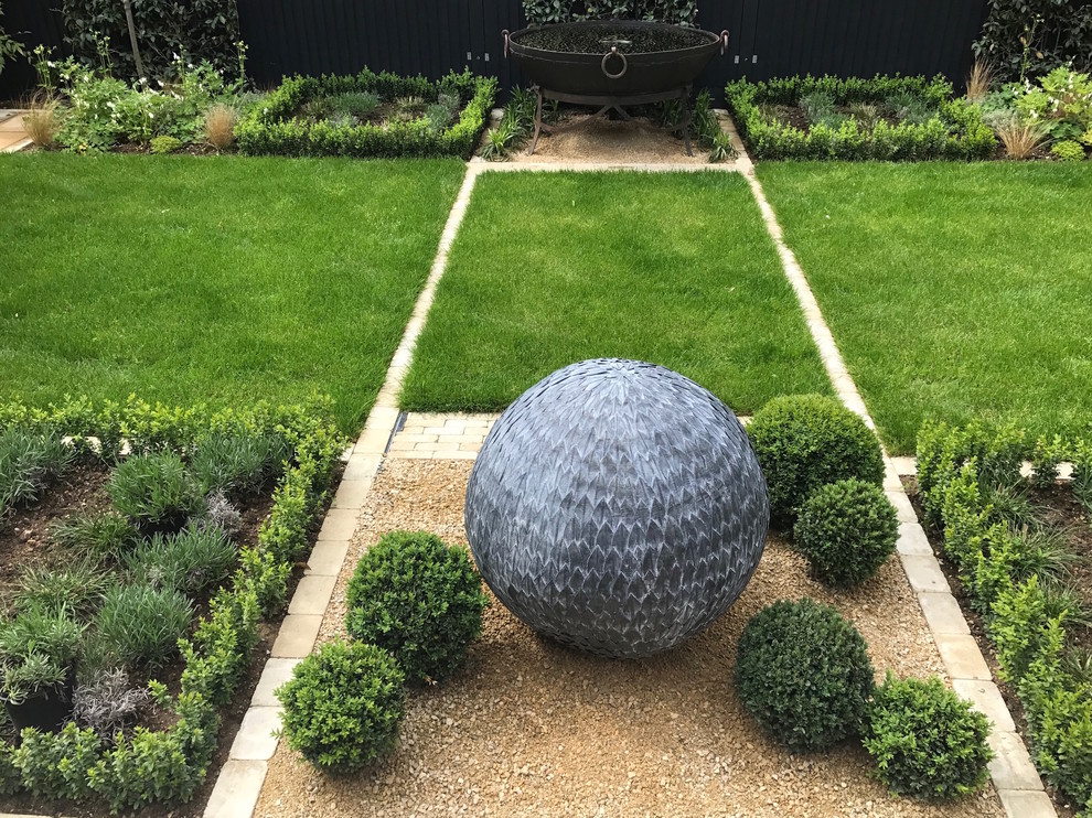Moderner Garten in Oxfordshire