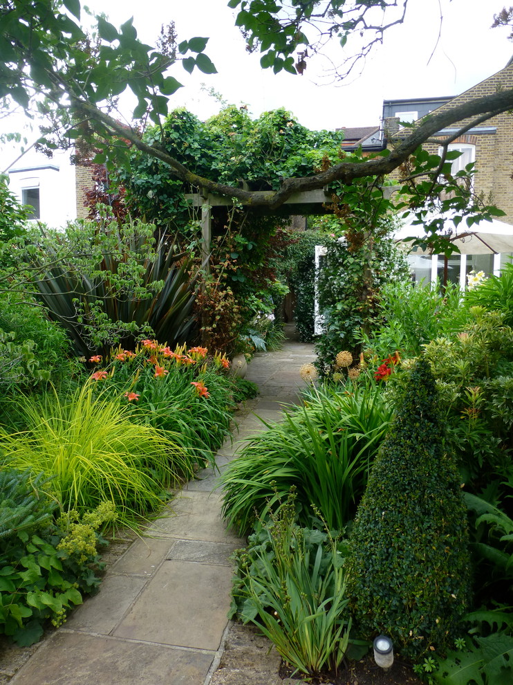 Traditional garden in London.