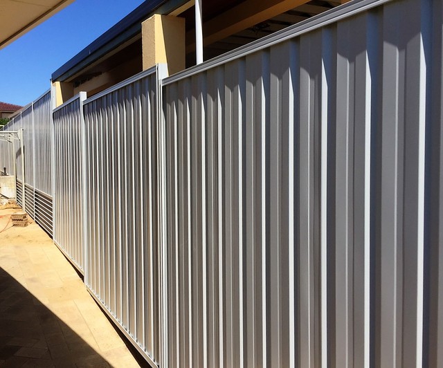 Colorbond Fencing Perth Industriel Jardin Perth par Team Work