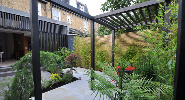 Contemporary Japanese Garden Asian Garden London By Bamboo Landscaping Ltd Houzz Uk