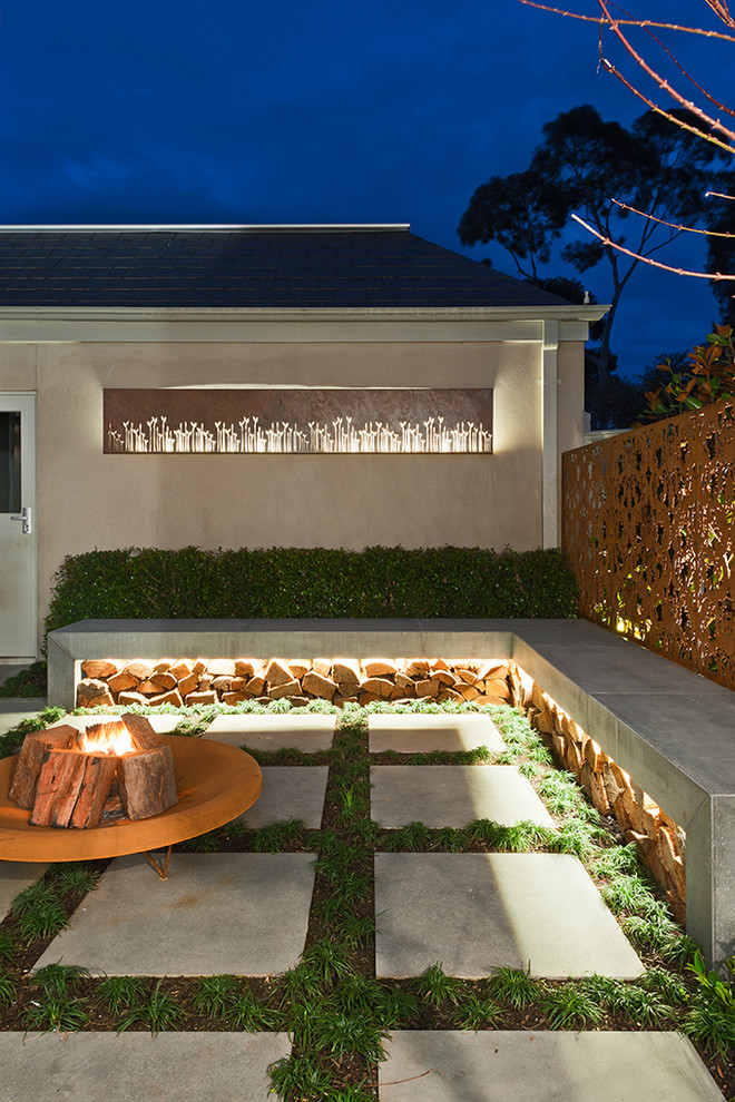 This is an example of a contemporary landscaping in Melbourne.